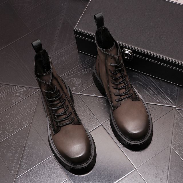 Mr Ozera-Lace Up Short Boots