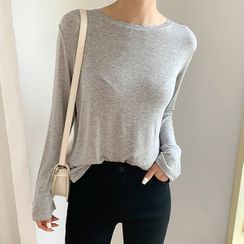 BBAEBBAE - Round-Neck Boxy T-Shirt BBAEBBAE - Round-Neck Boxy T-Shirt