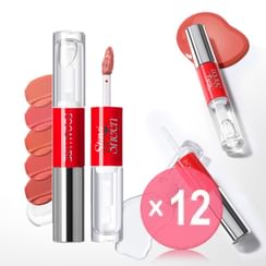 FOCALLURE - Stay Sheen 2 IN 1 liquid Lipstick - 2 Colors (x12) (Bulk Box)