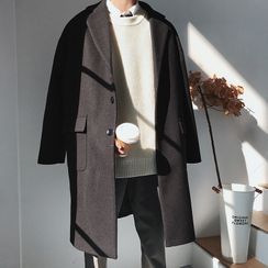 Andrei - Collared Single-Breasted Coat Andrei - Collared Single-Breasted Coat