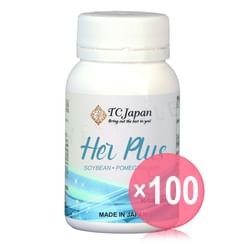 TC JAPAN - Her Plus Soybean & Pomegranate (x100) (Bulk Box)