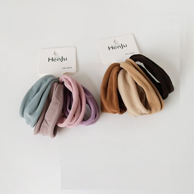 Allyrinta-Plain Hair Tie Set