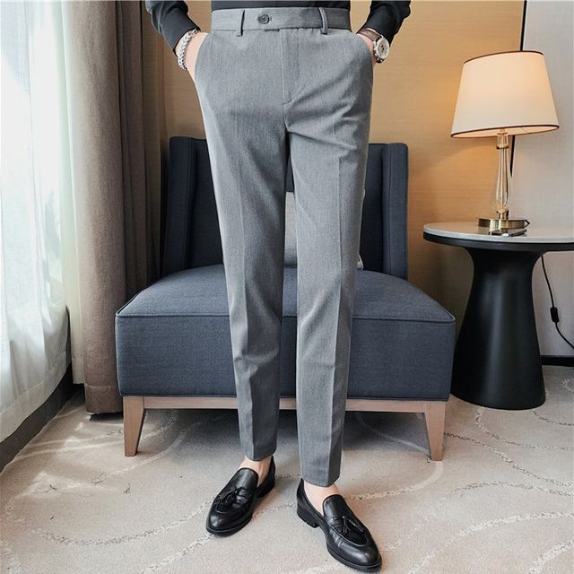 high waist slim fit dress pants Chicoud main image 1