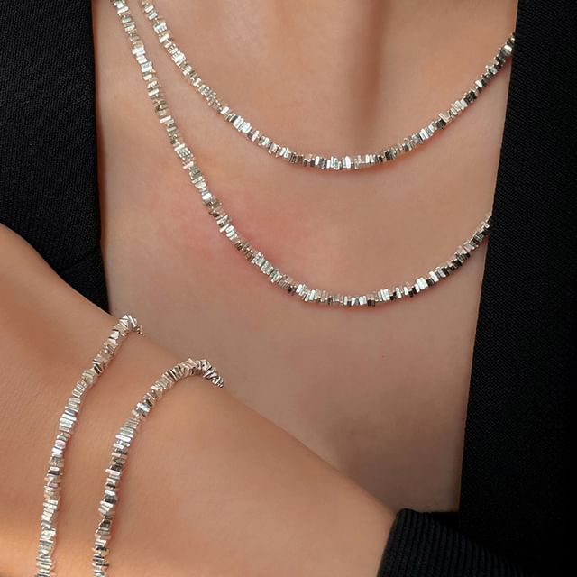 Juanitro-S925 Sterling Silver Choker Bracelet