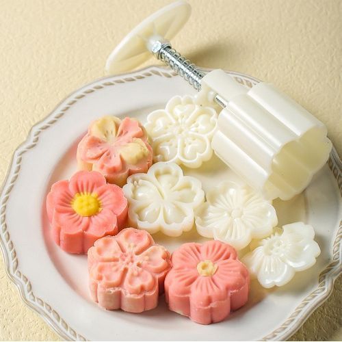 Kawa Simaya Flower Moon Cake Mold (various designs) Set YesStyle