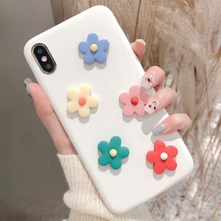 3D Flower Phone Case iPhone 11 Pro Max 11 Pro 11 XS Max XS XR X 8 8 Plus 7 7 Plus 6s 6s Plus