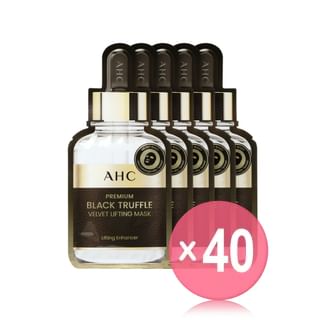 A.H.C - Premium Black Truffle Velvet Lifting Mask Set (x40) (Bulk Box)