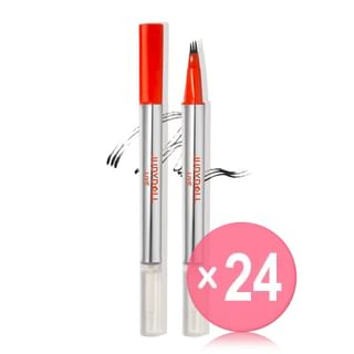 Judydoll - Dual-ended Triple-Prong Liquid Brow Pen - 2 Colors (x24) (Bulk Box)