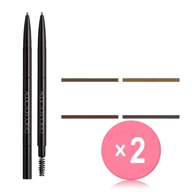 ADDICTION-Eyebrow Pencil Cartridge 2pcs Bundle Set
