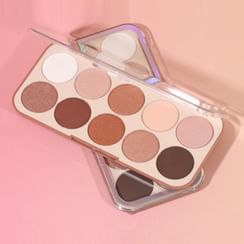 MISS ROSE - 10 Color Highlighter & Contour Palette