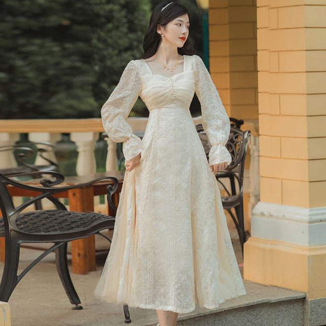 wedding dress princess long sleeve Elegant Princess Off-the-shoulder A-line Ball Gown Wedding Dress With –  misshow.com