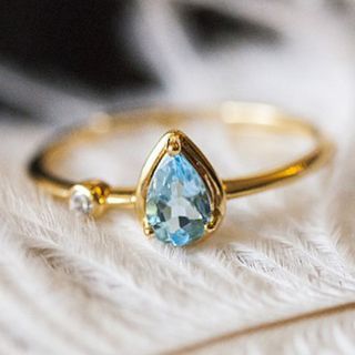 DECADES-Rhinestone Ring