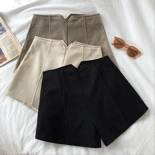 DIYI-High-Waist Wide-Leg Shorts