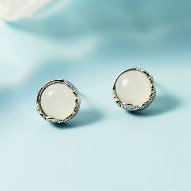 Forainer-Faux Crystal Ear Stud