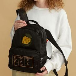 Nibby - Embroidered Nylon Backpack Nibby - Embroidered Nylon Backpack