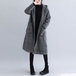 SEPH - Plaid Hooded Coat SEPH - Plaid Hooded Coat