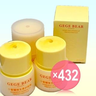 Gege Bear - Honey Pot Vitamin Lip Balm (x432) (Bulk Box)