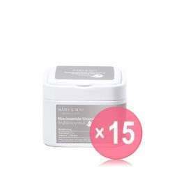 Mary&May - Niacinamide Vitamin C Brightening Mask (x15) (Bulk Box)