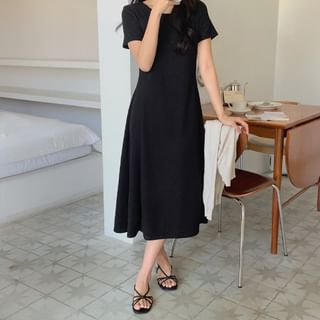 HOTPING Flared Long Tee Dress Sale
