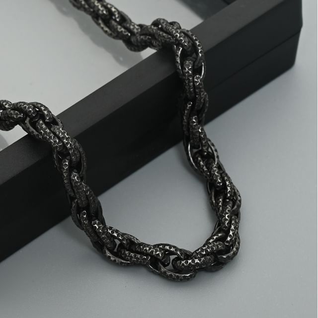 Lilafey-Metal Chain Necklace