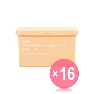Abib - Glutathione Vita Sheet Mask Daily Pick (x16) (Bulk Box)