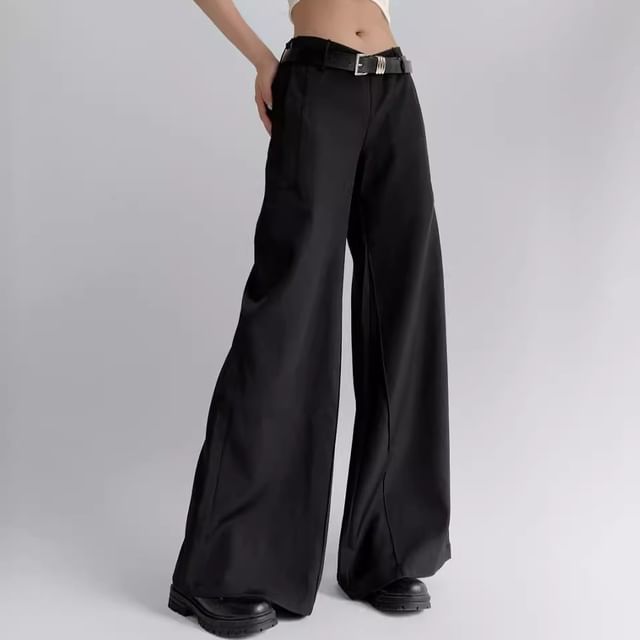 blue dress for baby girl Unisex Black Suit Pants | Loose Oversized Wide Leg Dress Pants