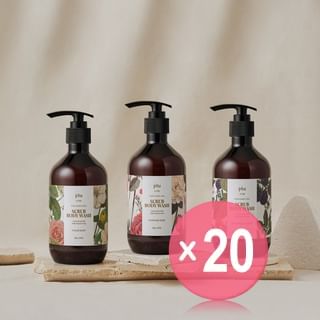 plu - Perfumed Spa Scrub Body Wash - 3 Types  (x20) (Bulk Box)
