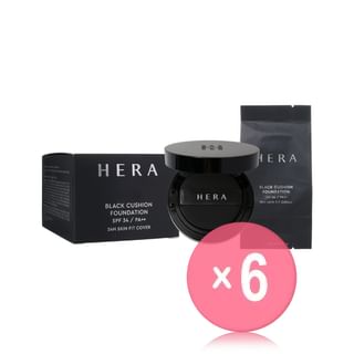 HERA - Black Cushion Foundation Set - 9 Colors (x6) (Bulk Box)