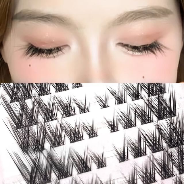Nreain-Fox Eye Wispy Cluster False Eyelashes Various Designs