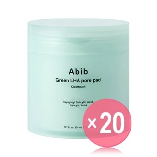 Abib - Green LHA Pore Pad Clear Touch (x20) (Bulk Box)
