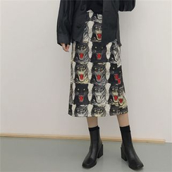 LINSI - 老虎印花中长裙 LINSI - 老虎印花中长裙