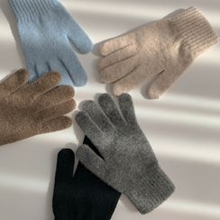 CHERRYKOKO - Wool Blend Knit Gloves CHERRYKOKO - Wool Blend Knit Gloves