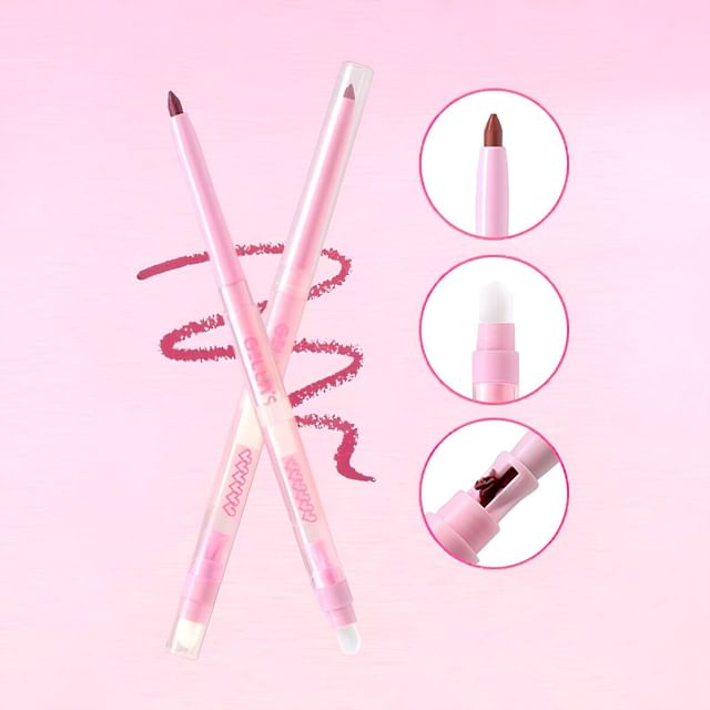 GELLA-S-Heart Signal Double Ended Lip Liner 1-4 - Crayon à lèvres