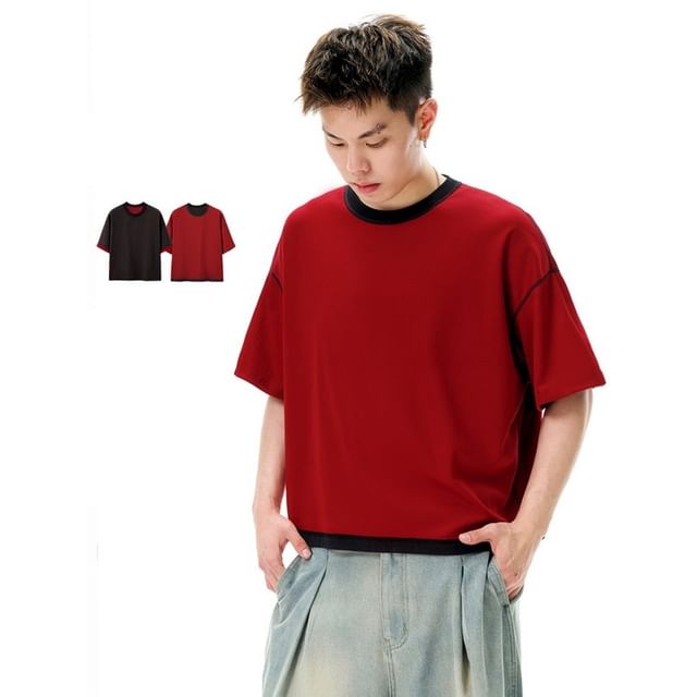 Newin-Cool-Tech Reversible Boxy T-Shirt
