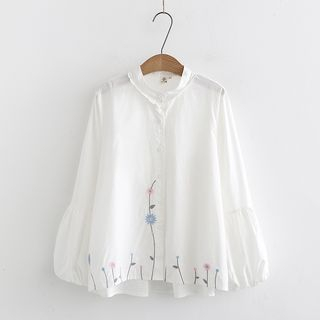 Mori Girls - Embroidered Blouse | YesStyle