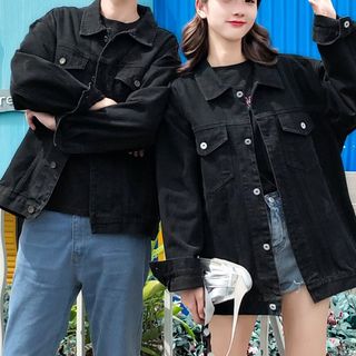 matching denim jackets for couples