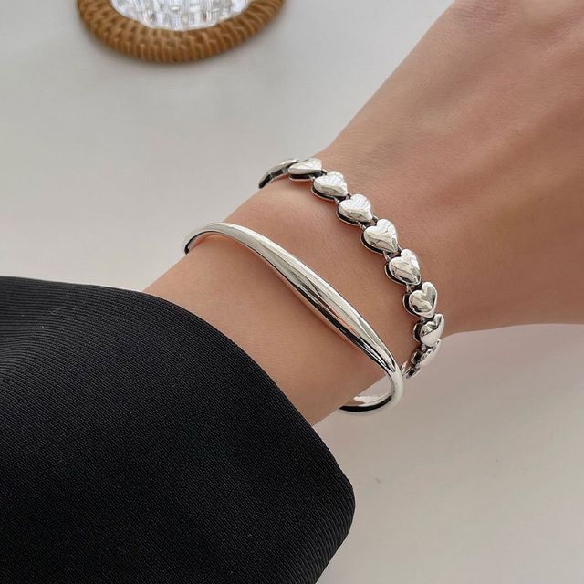 Fireflicka-Sterling Silver Bangle