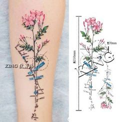 Pivoine - Flower Waterproof Temporary Tattoo