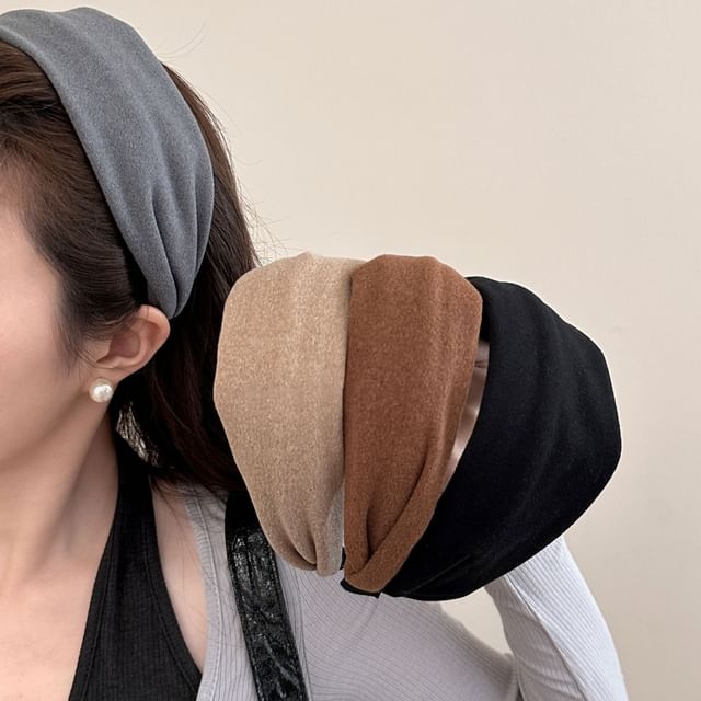Daeuni-Plain Thick Headband