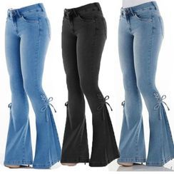 Rantucket Hi - Low-Rise Bell Bottom Jeans