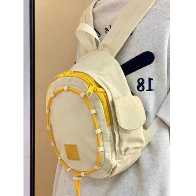 Basaran-Nylon Zip Backpack