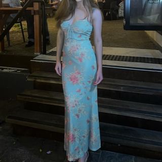 green emerald velvet dress Sweetheart Floral Ruched Long Mermaid Dress – Dressesforparty main image 1