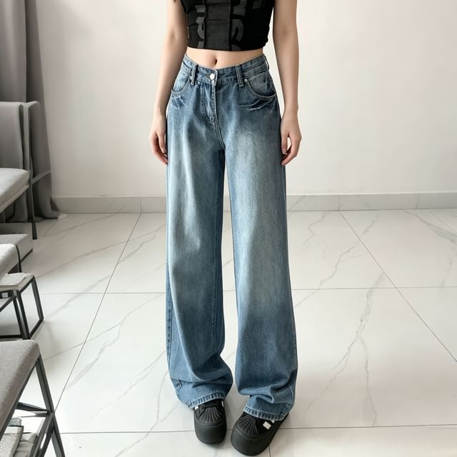 2DAWGS-Baggy-Jeans mit mittlerer Leibhöhe