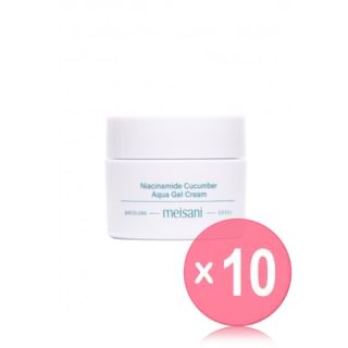 Meisani - Niacinamide Cucumber Aqua Gel Cream Mini 10pcs Bundle Set