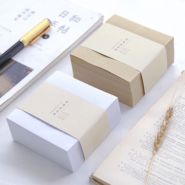 Jun-s Journal-Kraft Paper Sticky Note
