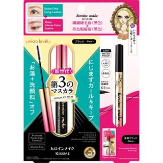 ISEHAN - Kiss Me Heroine Make Micro Mascara + Liquid Eyeliner