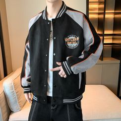 Hushgrain - Two-Tone Baseball Jacket