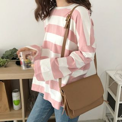 XGZ - Striped Long-Sleeve T-Shirt XGZ - Striped Long-Sleeve T-Shirt