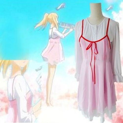 strapless open back dress Your Lie in April 1/7 Scale Figure