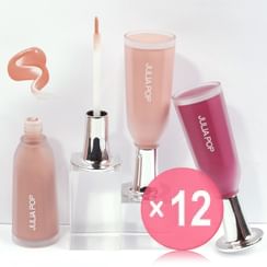 JULIA POP - Natural Luster Liquid Blush - 4 Colours (x12) (Bulk Box)